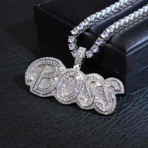 Customized Fashion Hip Hop Iced Boutique Moissanite Pendant
